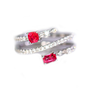 Anello Aperto a Doppia Testa per Donne, Gioiello da Dito alla Moda e Trendy - Product Image 5