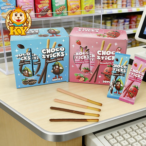 بسكويت على شكل أصابع بالجملة مع حشوة الفراولة والشوكولاتة - Product Image 4