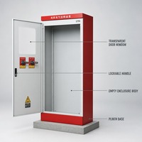 Armoire de commande de pompe incendie IP54, coffret électrique vide 600x400x1600mm en acier laminé à froid, double, sur pied