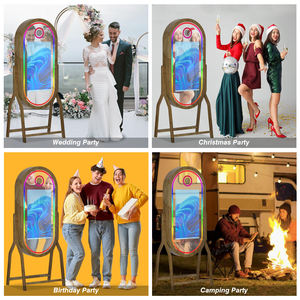 Nova Cabine Fotográfica Espelho Mágico YD de 65/45 Polegadas Máquina de Cabine Fotográfica para Casamentos com Espelho de Tela de Toque de 43/32, Câmera e Impressora - Product Image 6