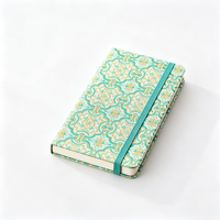 Carnet A5 A6 avec couverture en tissu jacquard, élastique personnalisé, couverture rigide, papier épais 100 g/m², journal en gros, cadeau