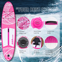 Planche à pagaie gonflable de voyage facile à transporter prix d'usine planche à pagaie gonflable Sup Logo personnalisé Sup pour cadeaux