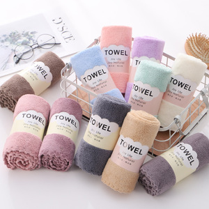 3-Pack/5-Pack mật độ cao san hô Fleece mặt khăn siêu mịn sợi rắn màu sợi nhỏ Quà Tặng công ty Quà tặng khuyến mãi - Product Image 3