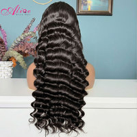 Perruque 13x6 Loose Deep Wave, densité 250, avec dentelle frontale HD, cheveux humains bouclés effet mouillé et ondulé, perruques frontales en dentelle HD 13x4 pour femmes