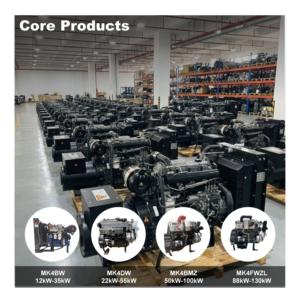 Moteur diesel MAMKINS 24KW-135KW 4 temps refroidi par eau 3000 tr/min pour pompe d'irrigation et de drainage certifié CE ISO, émission Euro 2 - Product Image 3