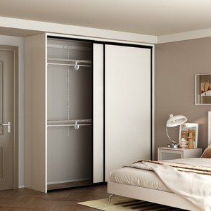 Petites étagères en fil métallique pour garde-manger, armoire ouverte avec tiroirs, armoire blanche - Product Image 4
