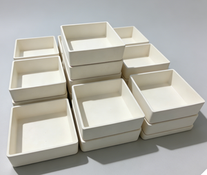 High-Temp <b>Square</b> Alumina Ceramic Crucible for Steel and Ceramic Processing - Industrial Melting - Product Image 2