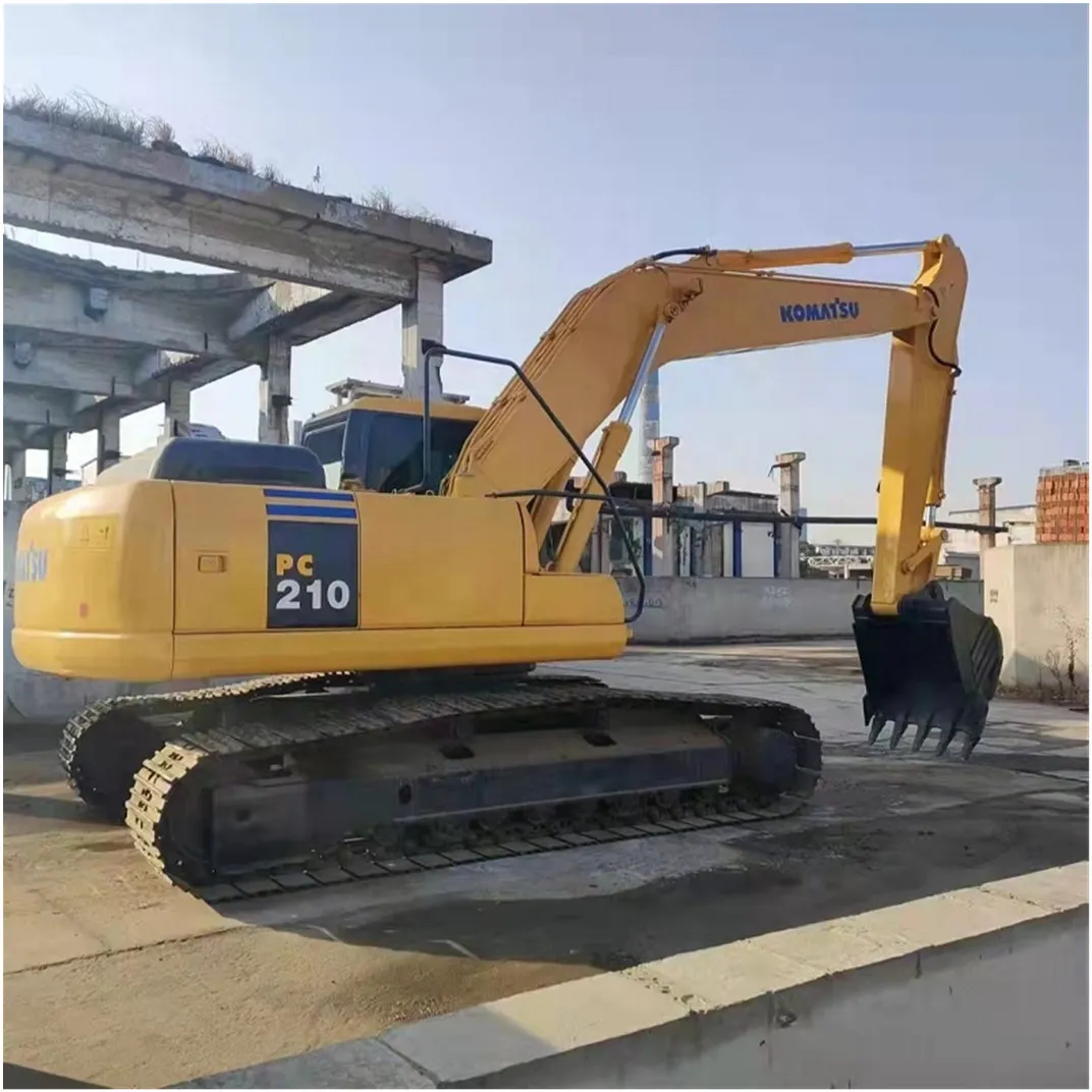 Pelle d'occasion Komatsu PC210, bon marché, machines d'occasion, équipement de Construction japonais, excavateur Komatsu pc200