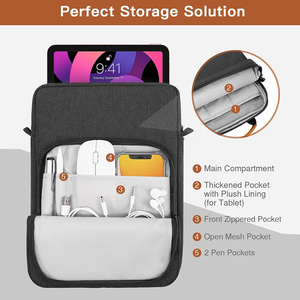 Sac à bandoulière pour <span class=keywords><strong>tablette</strong></span>, sacoche de rangement pour <span class=keywords><strong>Samsung</strong></span> <span class=keywords><strong>Galaxy</strong></span> Tab S6 Lite <span class=keywords><strong>Galaxy</strong></span> Tab S7 IPad Pro 11/iPad 9.7 9-11 pouces - Product Image 5