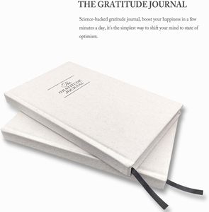 Carnet de <span class=keywords><strong>Gratitude</strong></span> et Guide de Manifestation en Lin Premium A5, Couverture Rigide, Journal Quotidien Non Daté, Planificateur d'Affirmations – Vente en Gros - Product Image 4