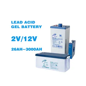 工厂价格深度循环AGM 12V 100Ah 120Ah 150Ah 200Ah 250Ah太阳能储能系统用凝胶电池铅酸电池