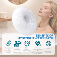 Kit de bain à l'hydrogène en plastique, haute concentration en hydrogène moléculaire, appareil de spa pour eau riche en hydrogène, résine échangeuse d'ions, adoucisseur, alimenté au gaz