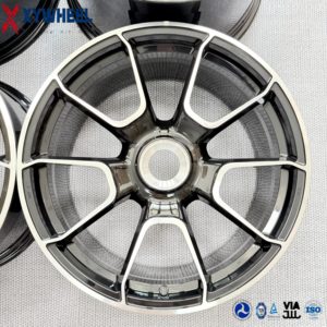 Jantes forgées personnalisées Xywheel, design à blocage central, 19, 21, 22 pouces, 5x130, 71.6 pour 992 S 718 - Product Image 1