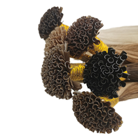 Extensions de cheveux humains pré-collées chinoises Bellecode en gros, double trame, double tirage, cuticules alignées, Remy, pointe en U