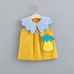 Tissu pour vêtements de fête ajustés pour bébés et enfants, robes de cérémonie pour filles de 3 ans, images à exporter - Product Image 1