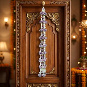 Guirlande de fleurs artificielles en perles roses en plastique à suspendre pour usage intérieur Vente en gros AFF-Garland-17.1 Prix Rs.2500/10pcs - Product Image 2