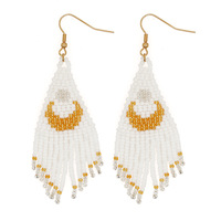 Go2boho haut de gamme indien lumière luxe élégant dames Vintage Style ethnique gland boucles d'oreilles lune motif lustre mode