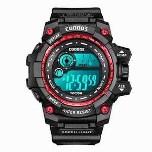 New Korean Style Women's Student Sports Digital Alloy Electronic <b>Watch</b> <b>Case</b> Push Button Hidden Clasp XSVO Dial 3BAR Waterproof - Product Image 4