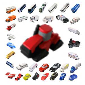 Balle anti-stress en forme de véhicule agricole avec logo promotionnel en PU - Product Image 1