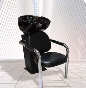 Venta al por mayor de muebles de barbería, silla de champú, silla de lavado de pelo, fregadero, cama, lavabo de belleza, silla de pelo con champú - Product Image 2