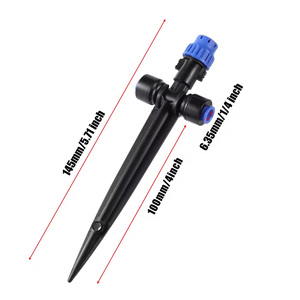 Micro Sprinkler Emitter có thể điều chỉnh 8-lỗ nhỏ giọt Micro hệ thống tưới tiêu cổ phần tưới nước tưới nhỏ giọt nhỏ giọt nhựa - Product Image 3