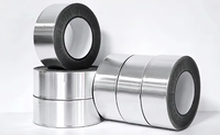Ruban adhésif en aluminium pour CVC avec colle à solvant et papier de protection, pour l'étanchéité des réfrigérateurs et des conduites industrielles