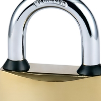Cadenas en fer de type arc, plaqué or, chrome et nickel, robuste, antivol, étanche, à clé, pour portail, porte, entrepôt, vente en gros