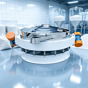 Setaccio Vibrante a Scarico Diretto per Polveri Cosmetiche Ultra Pure, Separatore di Particelle di Pigmenti Fini, Schermo Igienico Lucidato a Specchio - Product Image 1