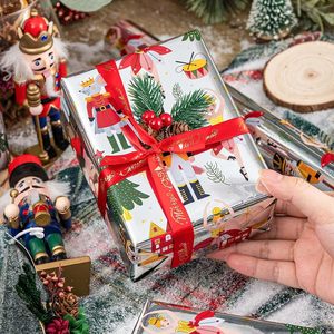 Papel de Regalo Plateado con Diseño de Cascanueces, 17 Pulgadas x 32.8 Pies, Revestimiento de una Cara, para Manualidades y Regalos - Product Image 6