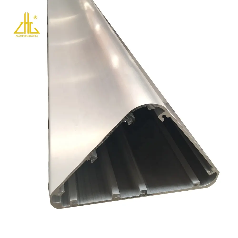 Perfil hueco de aluminio triangular