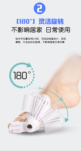 Correcteur d'Hallux Valgus HengHu HH-0158 de Haute Qualité, Épais, Jour et Nuit, Soulagement de la Douleur de l'Hallux Valgus, Protection Pliable en Plastique, CE ISO - Product Image 4