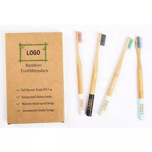 100% Eco-friendly Bambu De Madeira Private Label Ortodôntico <span class=keywords><strong>Toothbrush</strong></span> Set Madeira BPA Free Soft Bristle Charcoal Adulto <span class=keywords><strong>Toothbrush</strong></span>