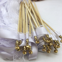 Nouvelle Arrivée : Baguette Magique Fée Ruban pour Arrangements Floraux d'Ambiance, Accessoires de Décoration pour Pelouse, Mariage, Fête, Fiançailles, Anniversaire