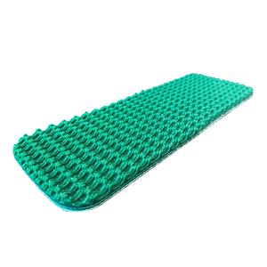 MINSEN aşınma direnci yüksek sürtünme kauçuk/PVC kemerler yeşil renk kaba üst çim desen PVC konveyör bant - Product Image 6
