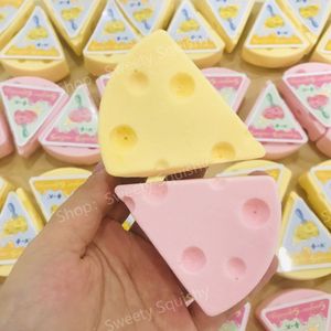 Kawaii Multi-Style Food Cheese Stress Relief Squeeze Toy Cute Mochi <b>Squishy</b> Toys for Adults & Unisex Children - Product Image 3