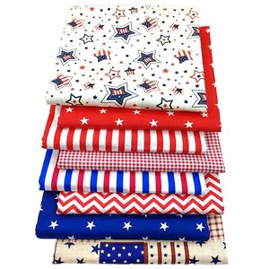 New Star Stripe Independent Pattern Pure Cotton Twill Fabric DIY <b>Patchwork</b> Cloth For Household Bedding Sewing - Product Image 3