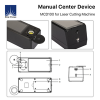 BOCHU MCD100 Nouvelle Machine de Découpe Laser à Fibre avec Aligneur Visuel Manuel Intégré et Conception Monobloc Haute Précision