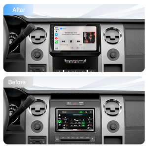 Autoradio universel Linux 9 pouces Rhythm avec CarPlay sans fil, Android Auto, démarrage rapide, écran tactile, radio FM, commande au volant - Product Image 3