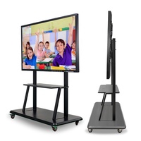 Tableau blanc interactif à écran LED multi-touch de 100 pouces pour l'enseignement de l'écran plat interactif pour l'éducation