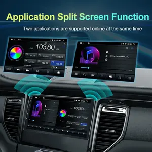 Universal 9/10 Touchscreen Android 13 6-64 GB 8-Core 2 Din Autoradio drahtloses Carplay mit GPS und WLAN BT