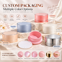 ML PACK 50G Bouteille de crème pour le visage rose Bouteille de soins de la peau en plastique en gros Pot d'emballage cosmétique pour beurre corporel