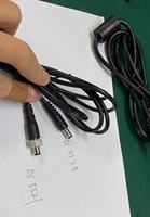 Vis de verrouillage durable Prise d'alimentation CC mâle à femelle Adaptateur DC 5521 DC 5525 Connecteur d'alimentation mâle avec vis