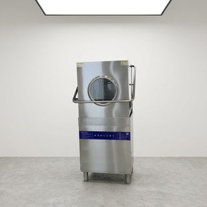 Lave-vaisselle automatique à capot en acier inoxydable, alimenté au gaz, design autoportant, pour restaurants et hôtels, contrôlé par application - Product Image 1