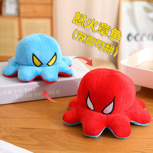 Nouvelle conception <span class=keywords><strong>Spiderman</strong></span> 20cm PP Coton Personnalisé Multicolore Jouet en peluche Animal en peluche Pieuvre Réversible Oreiller en peluche - Product Image 2