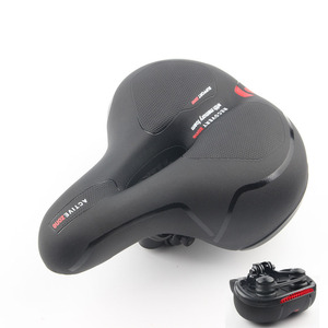 Sillín de <span class=keywords><strong>bicicleta</strong></span> de cuero suave y cómodo, cojín de asiento amortiguador, asiento de sillín de <span class=keywords><strong>bicicleta</strong></span> de montaña y <span class=keywords><strong>carretera</strong></span> - Product Image 6
