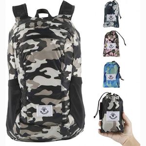 Échantillon gratuit Sac à dos pliable de voyage imperméable pour le camping en plein air avec logo personnalisé, grande capacité, ultra-léger, en polyester - Product Image 6