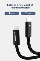 Cable Justlink PD 240W Thunderbolt 4 USB C a C 40Gbps 8K 60Hz de Nailon Trenzado con Carga Rápida para MacBook, Laptop y PC