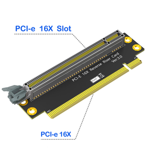 Chasis de servidor 2U <span class=keywords><strong>PCI</strong></span>-e 16X 3,0 Adaptador vertical inverso Tarjeta de extensión de <span class=keywords><strong>CPU</strong></span> de 90 grados Compatible con conectores de adaptadores <span class=keywords><strong>PCI</strong></span> Express X16 - Product Image 2