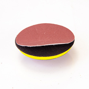 One 4 Inch Sticky Tray Backer Pad For Angle Grinder Polishing Disc 3 4 Inch Flocked Sandpaper Compatible With 6 7 Inch Pads - Product Image 2