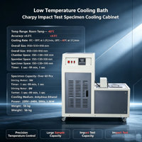 Digital Temperature Control Metal Impact Sample Cooling Chamber 220V 1.5kW Cryostat for Metallurgy QC Lab
